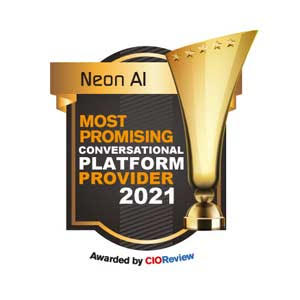 Neon AI CIO Review Award for Most Promising Conversational Platform Provider 2021